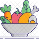 Tazón de verduras  Icon