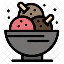 Tazón de helado  Icono