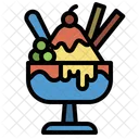 Tazón de helado  Icono