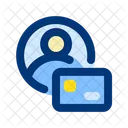 Cuenta de billetera electrónica de tarjeta  Icono