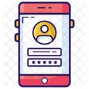 Cuenta Movil Seguridad Del Telefono Acceso Con Contrasena Icono
