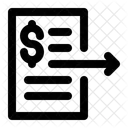 Cuenta por pagar  Icono