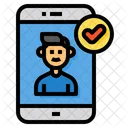 Cuenta Verificada Asignar Amigable Icono