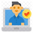 Cuenta Verificada Asignar Verificar Icono