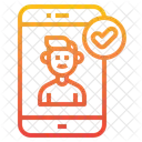 Cuenta Verificada Asignar Amigable Icono
