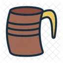 Hidromiel De Cuerno Taza Vikingo Icono