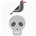 Cuervo Pajaro Halloween Icono