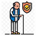 Cuidados A Largo Plazo Seguros Seguros De Vida Icono