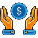 Dinero Cuidado Negocios Icon