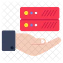 Cuidado Del Servidor Servidor De Datos Base De Datos Icono