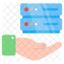 Cuidado Del Servidor Servicio Del Servidor Servidor De Datos Icono