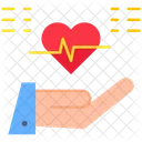 Cuidados com o coração  Ícone