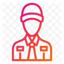 Cuidador De Parque Personal Empleado Icono