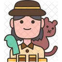 Cuidador del zoológico  Icono