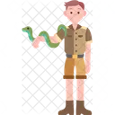 Cuidador Del Zoologico Zoo Safari Icono