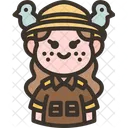 Cuidador Del Zoologico Zoo Safari Icono