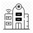Estabelecimento De Saude Hospital Inteligente Cuidados De Saude Inteligentes Ícone