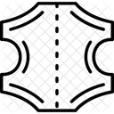 Cuir Tissu Matiere Icône