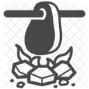 Bruler De La Viande De La Nourriture Des Repas Icône