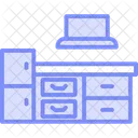 Cuisine Duotone Line Icon Icon