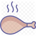 Cuisse De Poulet Morceau De Poulet Nourriture Icon