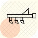 Cultivator Farm Agriculture Icon