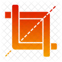 Recortar Herramienta De Recorte Editor Grafico Icono