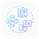 Cultural and language  Icon