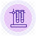 培養管、チューブ、実験室 アイコン