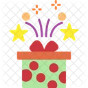 Cumpleanos Caja Navidad Icono