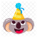 Koala Cumpleanos Fiesta Feliz Icon