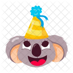 Cumpleaños de koala  Icono