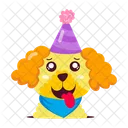 Cumpleaños de perro  Icono