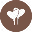 A Forma Di Cuore A Palloncino Icon