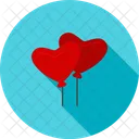 A Forma Di Cuore A Palloncino Icon