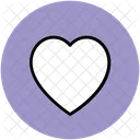 Cuore Forma Contorno Icon