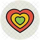 Cuore Forma Contorno Icon