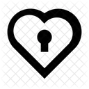 Blocco Del Cuore Ispirazione Amorosa Privacy Icon