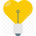 Cuore In Lampadina Lampadina Lampadina Icon