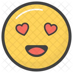 Emoji occhi a cuore Emoji Icon