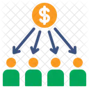 Participacion De Mercado Gestion De Riesgos Beneficios Miembros Negocios Y Finanzas Comercializacion Distribucion Dinero Icono