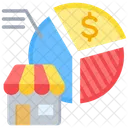 Cuota De Mercado Analisis Mercado Icono