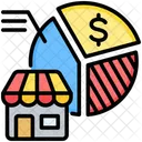 Cuota De Mercado Analisis Mercado Icono