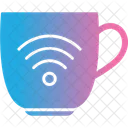 Cup Wifi Coffee Icon