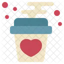 Cup Coffee Love Icon