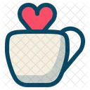 Cup Drink Heart Icon