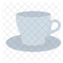 Saucer Cup Dishes Icon