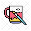 Cup Painting Color Icon
