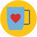Cup Heart Shape Icon
