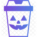 Cup Skull Halloween Icon